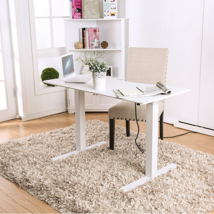 Symple Stuff Height Adjustable Standing Desk Wayfair